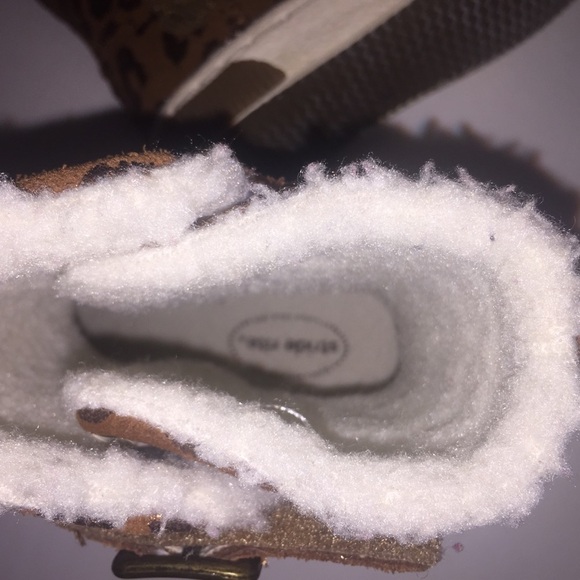 Girls Stride Rite Leopard Brown Boots 7 Kids - Picture 7 of 7